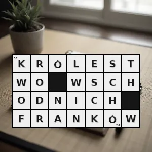 Hasło krzyżówkowe wschodnia część terytorium zamieszkałego przez franków wydzielona na mocy traktatu z verdun w 843 roku - królestwo wschodnich franków – rozwiązanie, synonimy, podpowiedzi i definicje krzyżówkowe